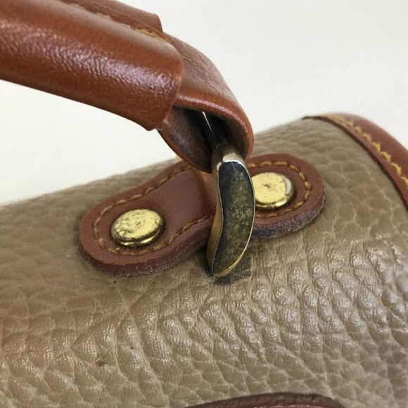 Vintage Dooney & Bourke Square Carrier Crossbody Bag All-Weather Pebbled Leather - Picture 12 of 16